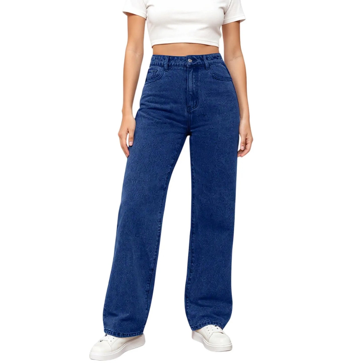 Jeans Women High Waist Washed Women's