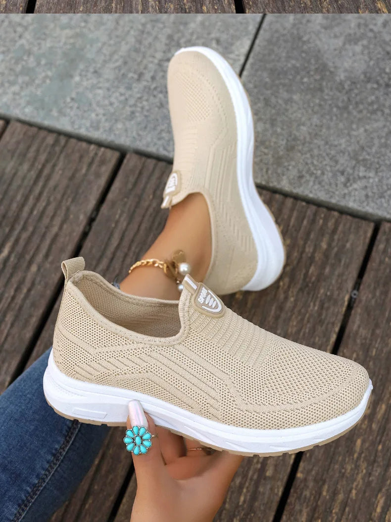 Women Shoes Breathable Flats Elastic