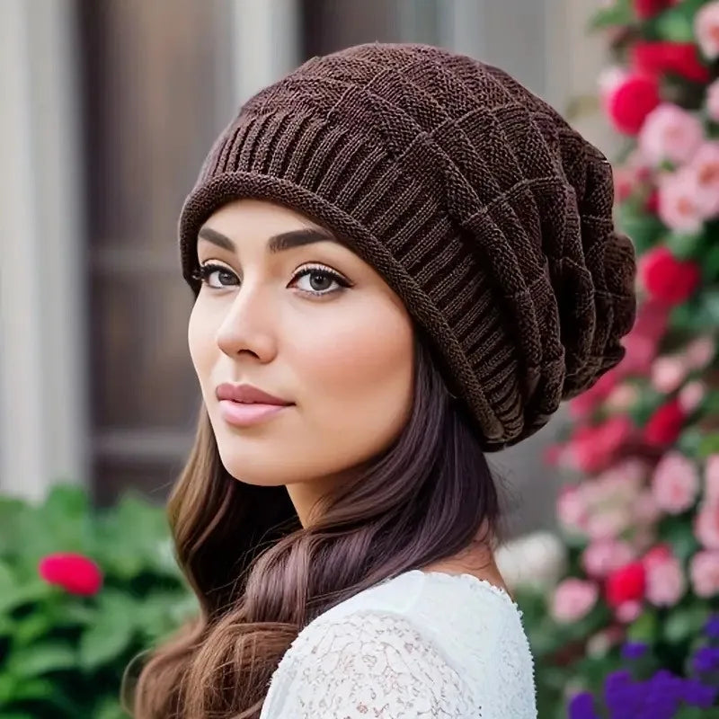 Women's Beanie Hat Fashionable Chunky