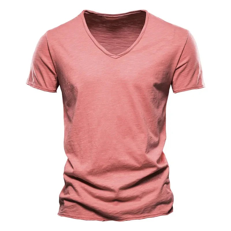 Men T-shirt V-neck