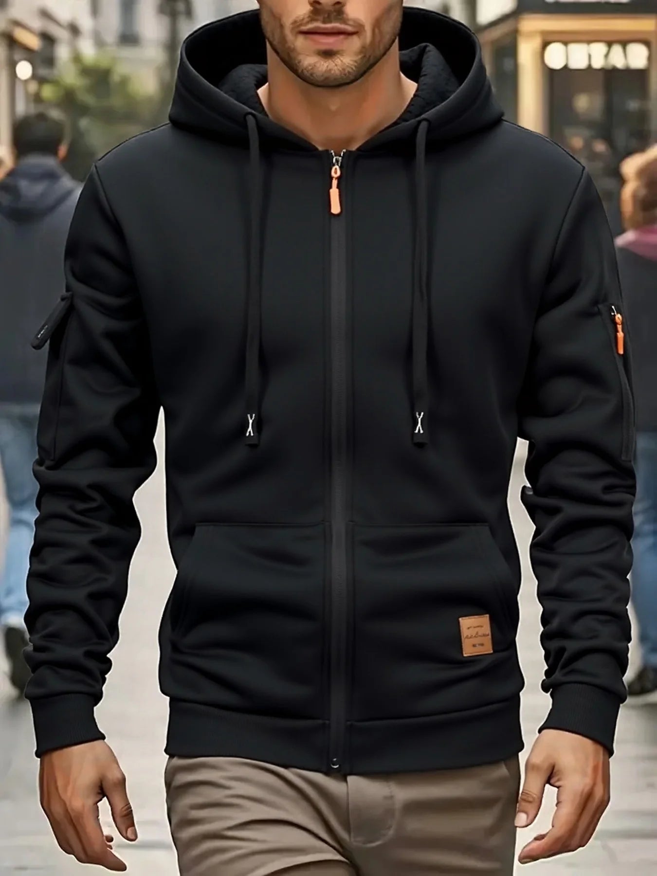 Men's Casual Hooded Jacket