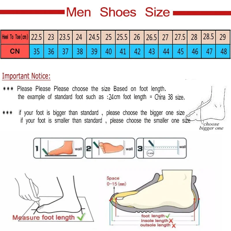Loafers Men Shoes Leather Walking
