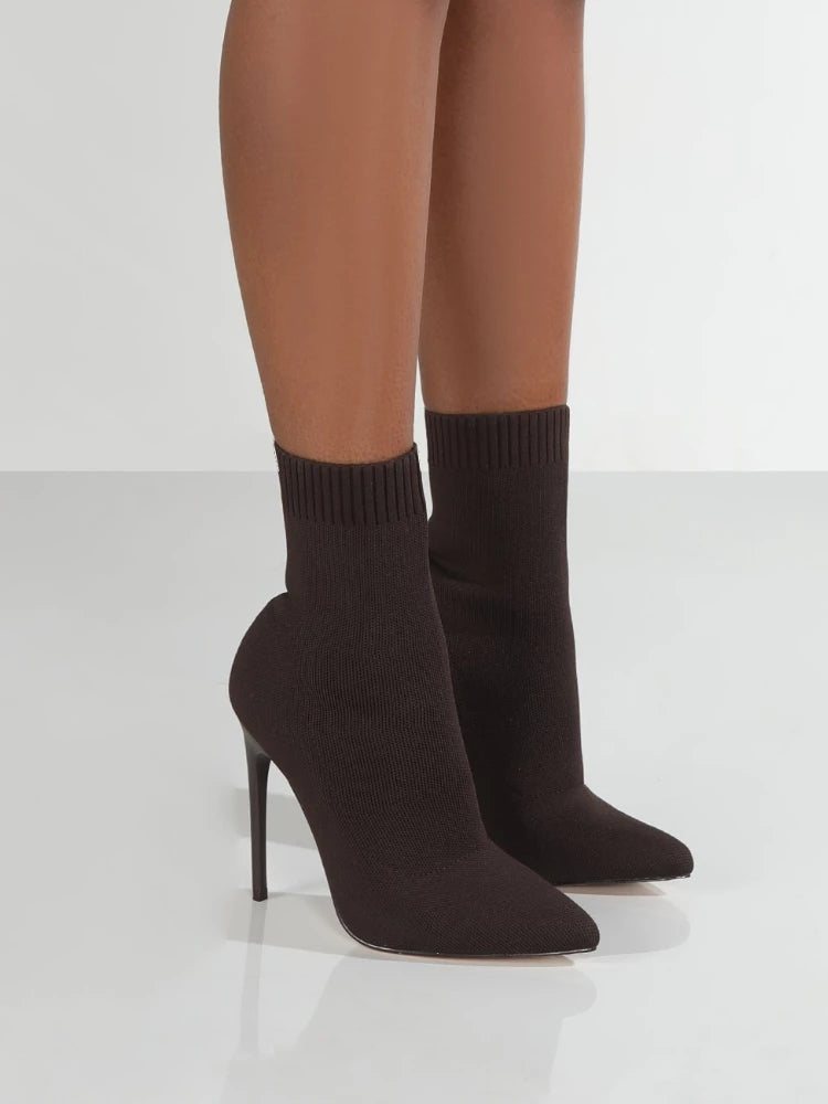 Women Boots Short High Heels Shoes