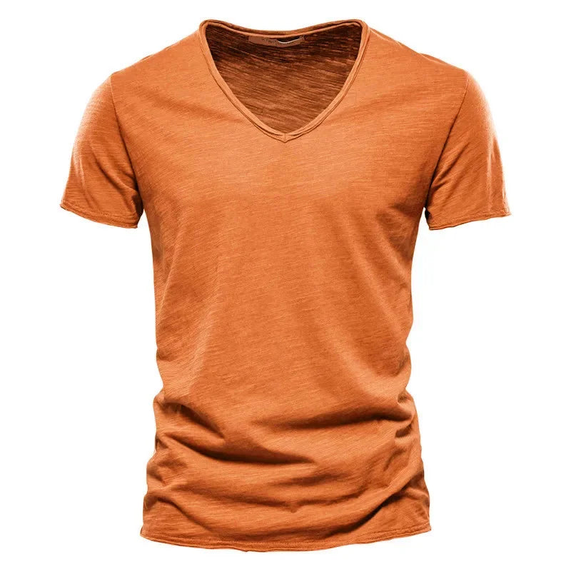 Men T-shirt V-neck