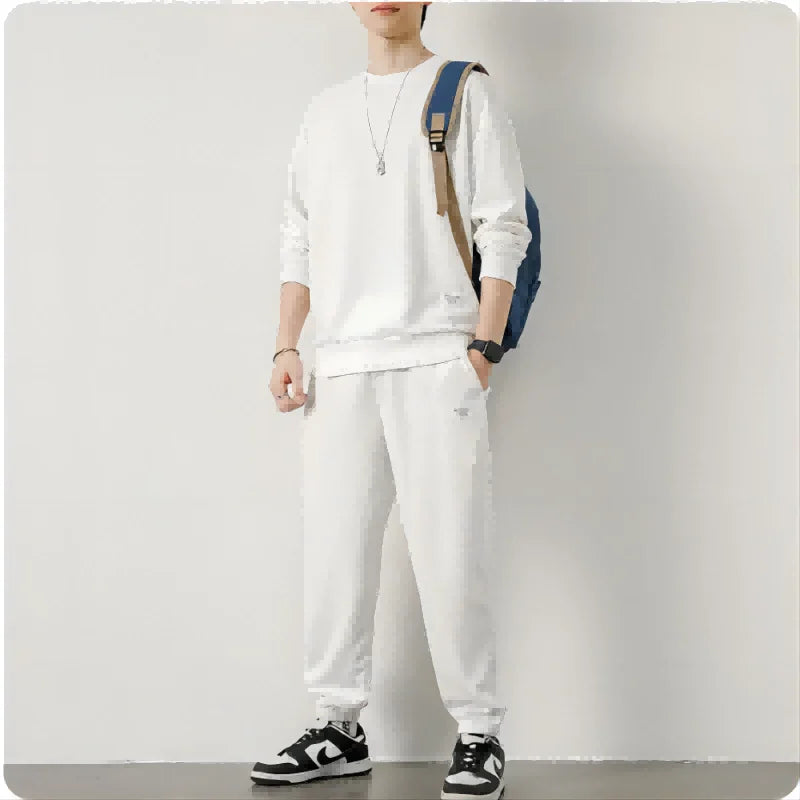 Men's Waffle Suit Sets Casual