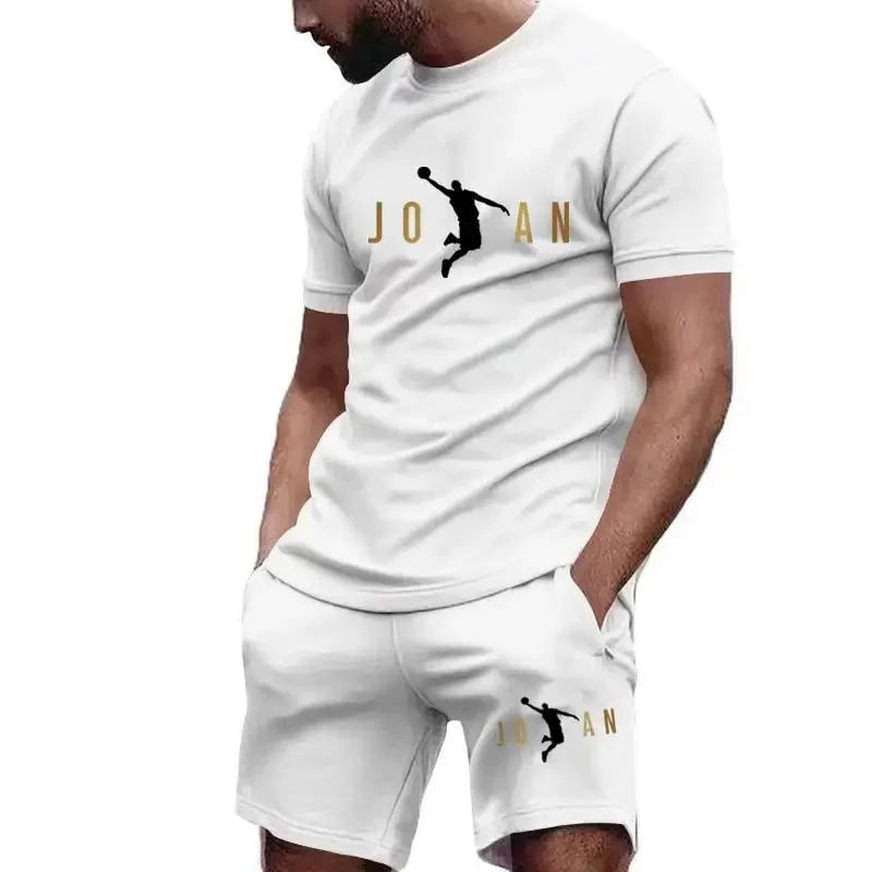 Men's Short-Sleeved T-shirt Sportswear Set