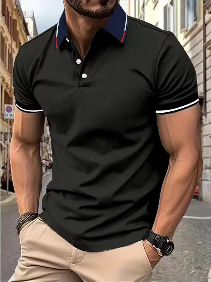 Men's New Top Polo T-shirt Summer