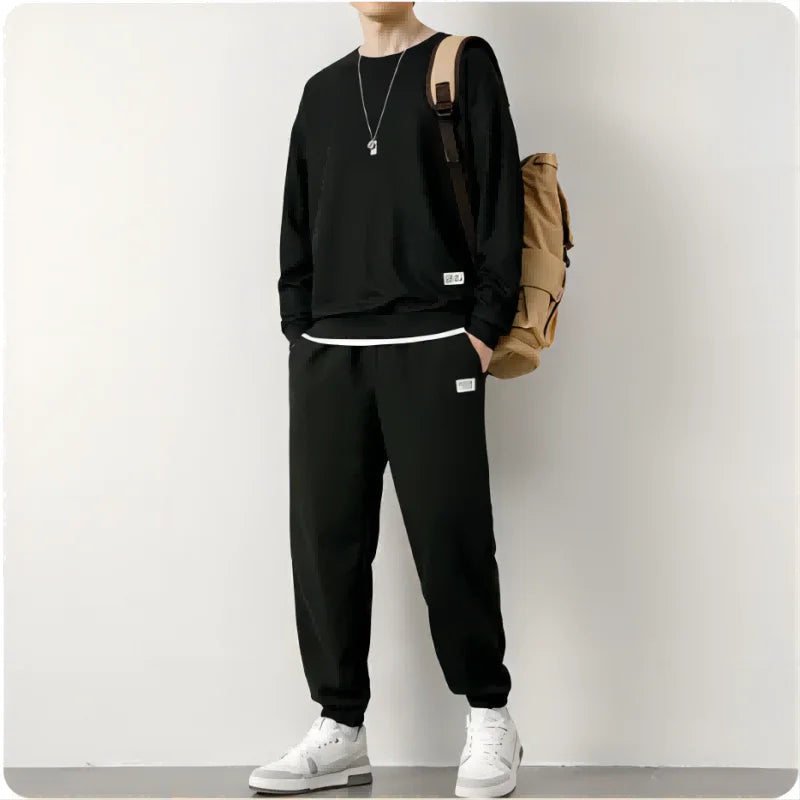 Men's Waffle Suit Sets Casual