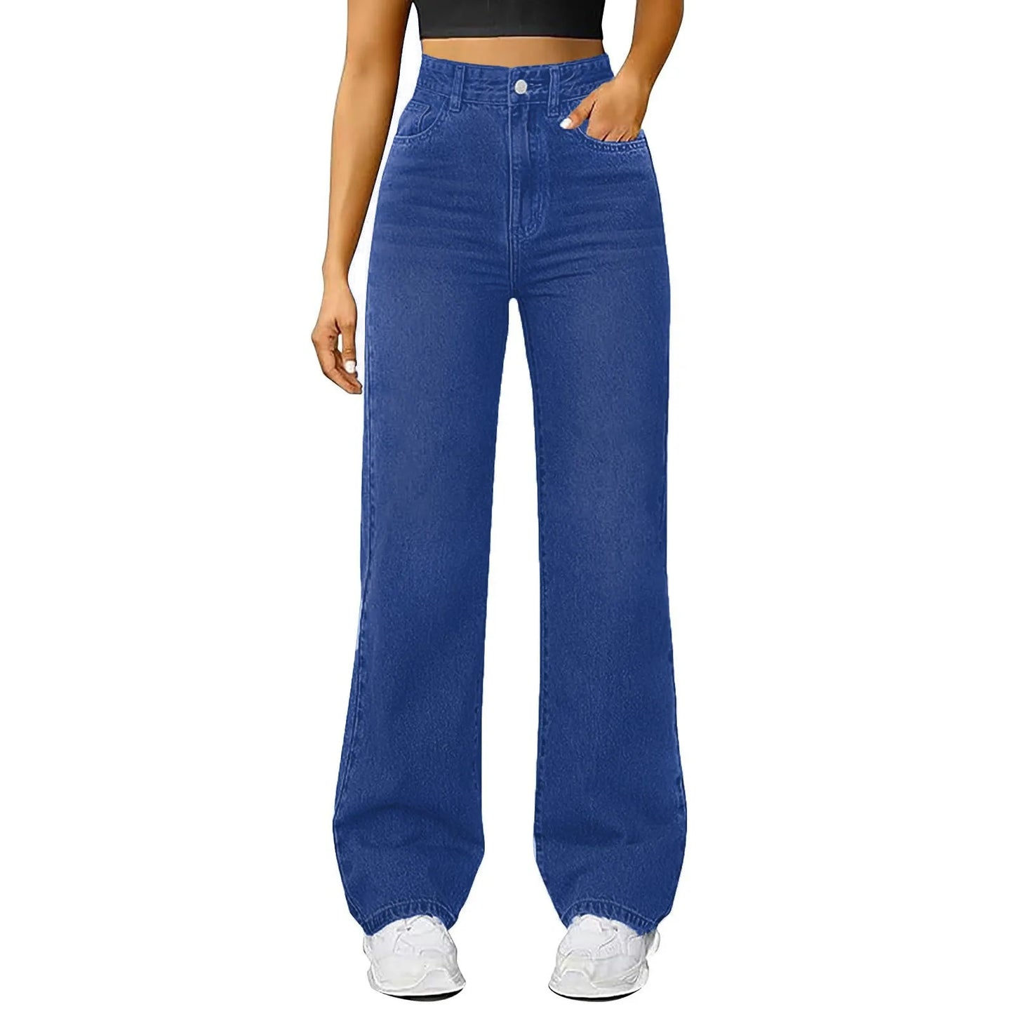 Jeans Women High Waist Washed Women's