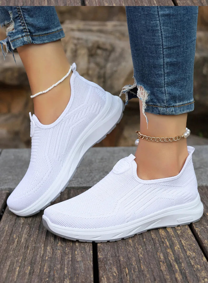 Women Shoes Breathable Flats Elastic