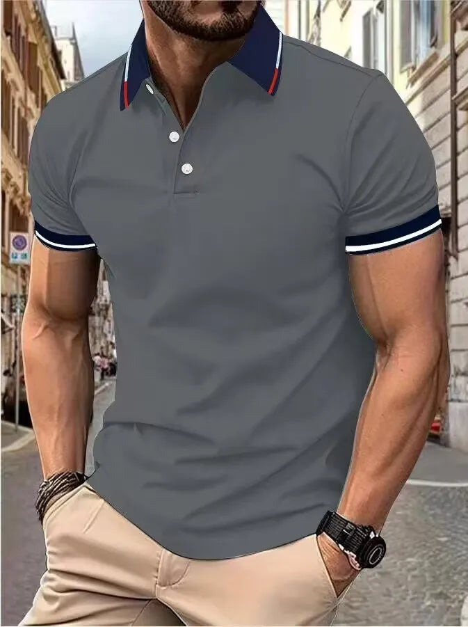 Men's New Top Polo T-shirt Summer