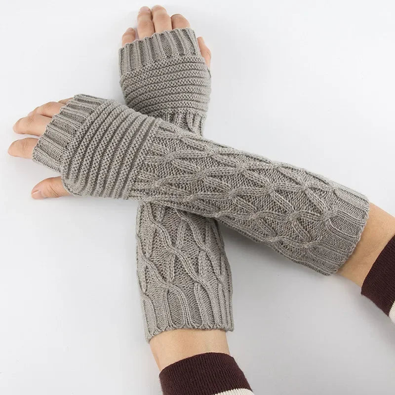 Women's Knitted Long Hand Gloves