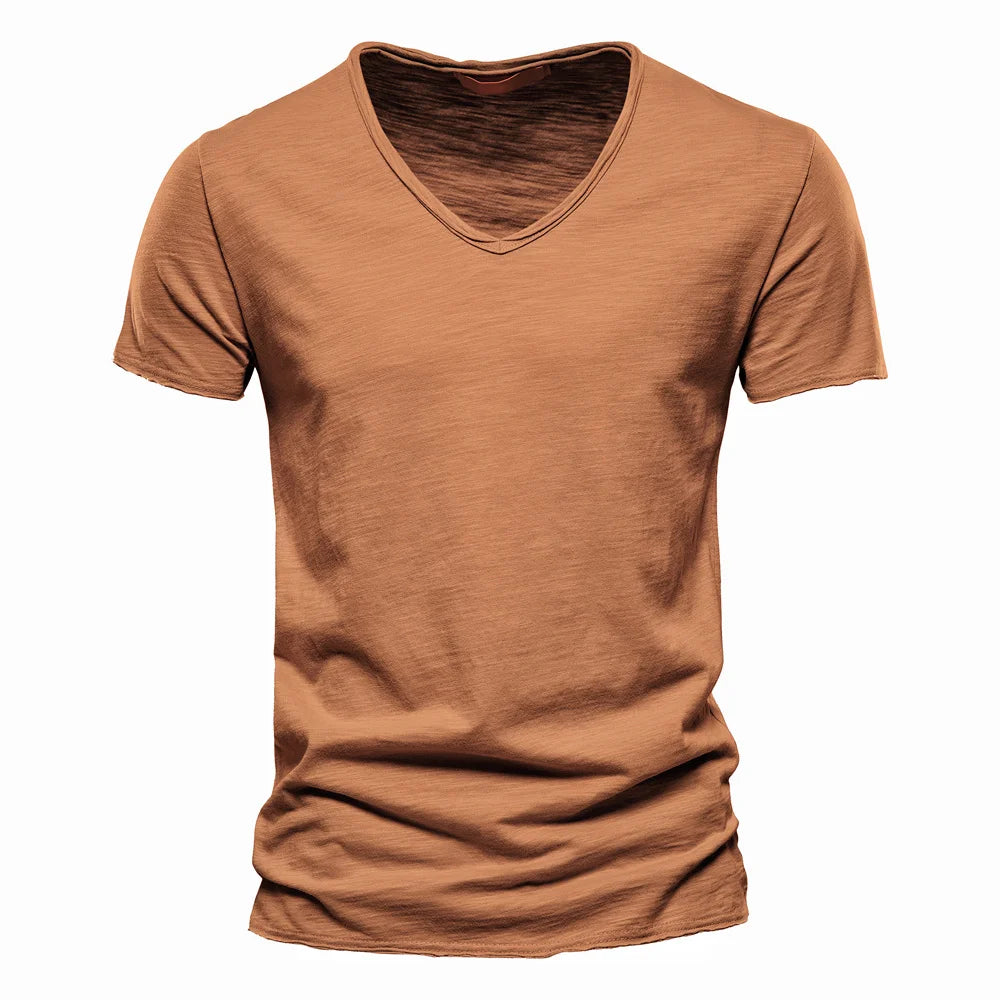 Men T-shirt V-neck