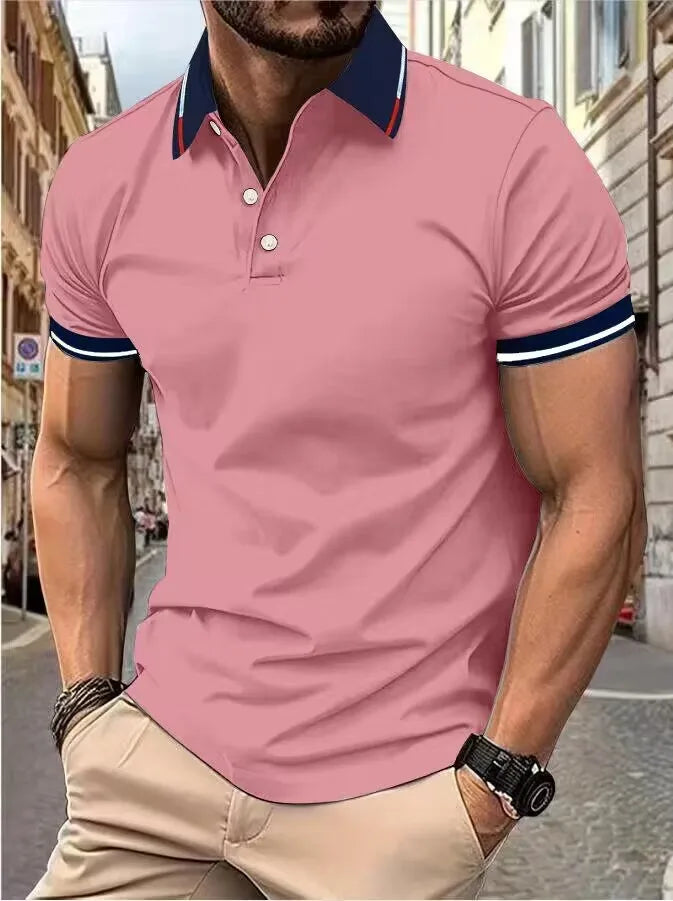 Men's New Top Polo T-shirt Summer