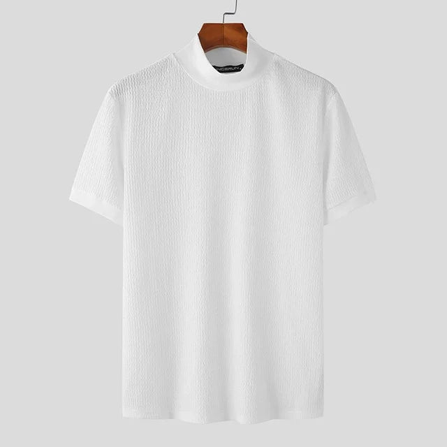 2024 Slim Fit Knitted T-shirt for Men