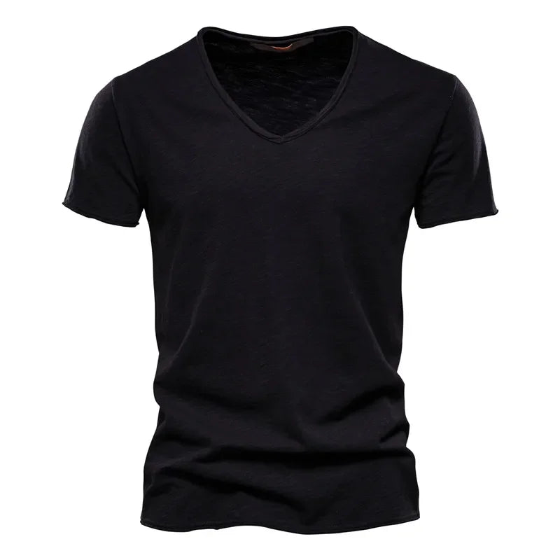 Men T-shirt V-neck