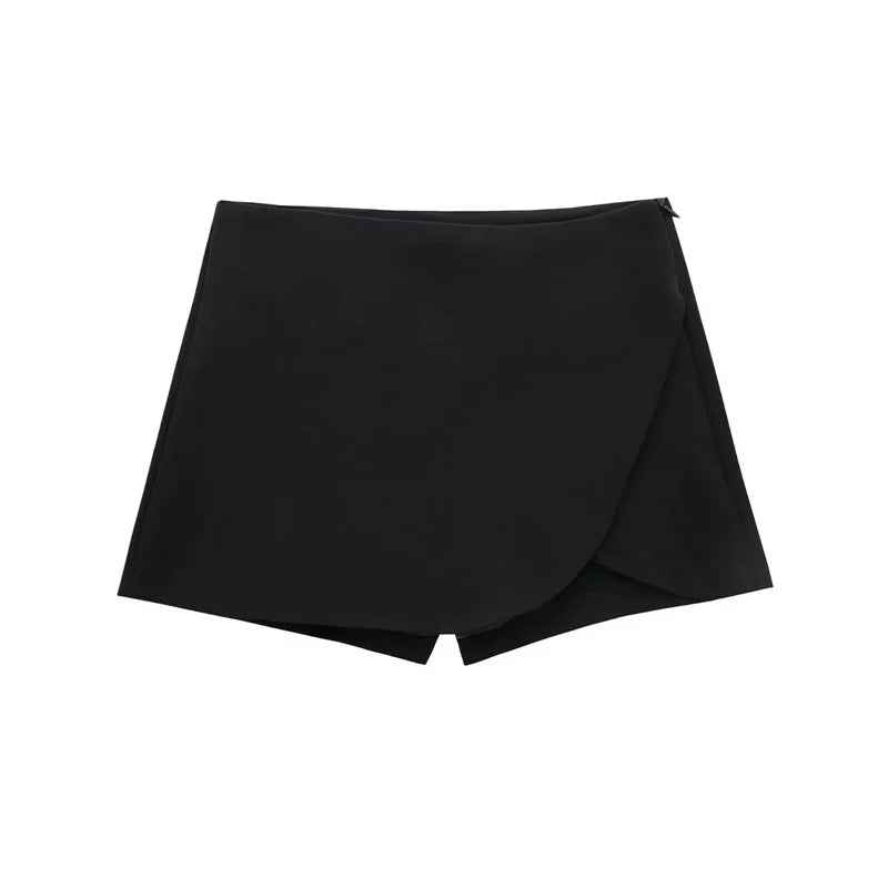 Asymmetric Skort For Women