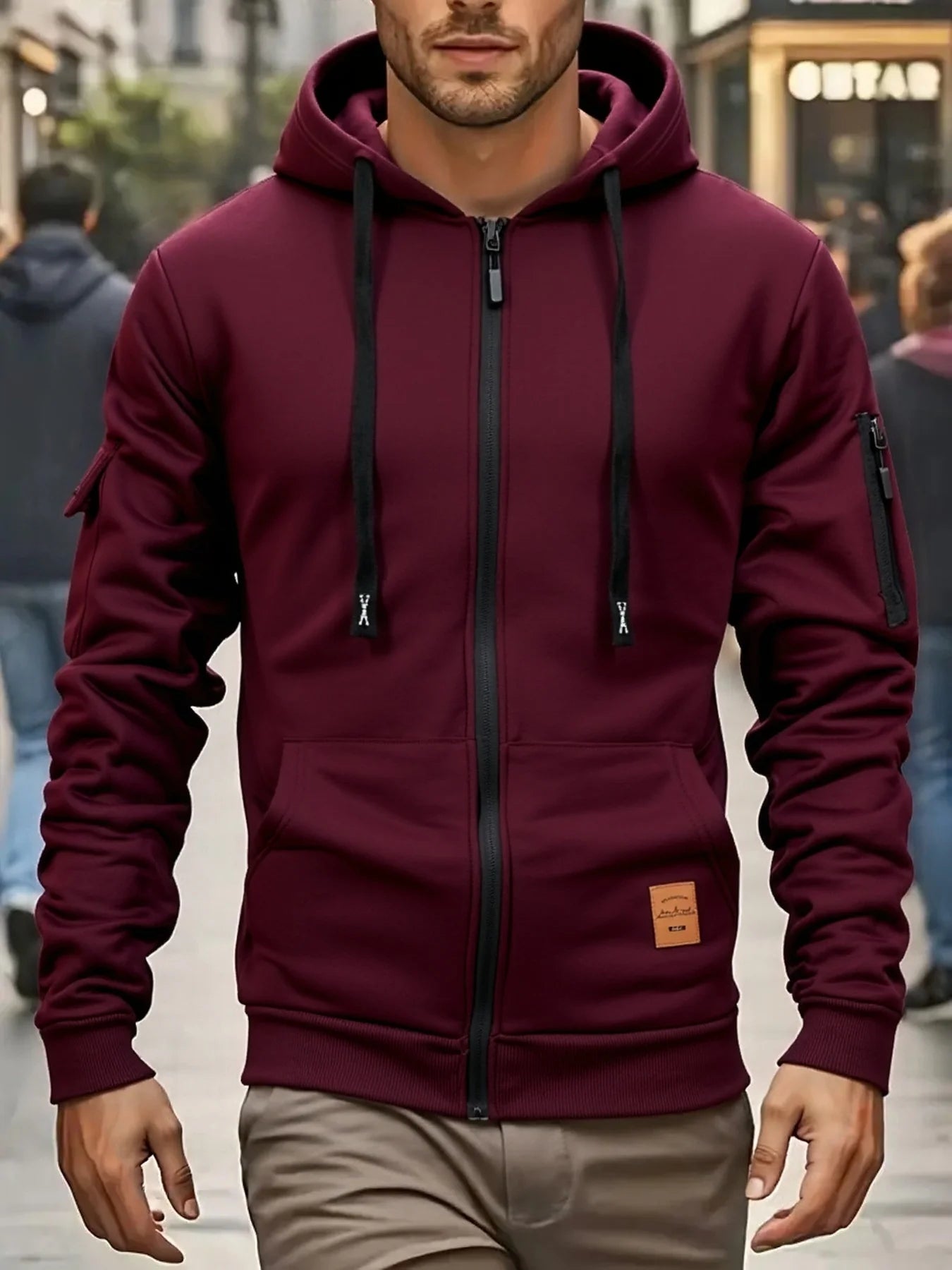 Men's Casual Hooded Jacket