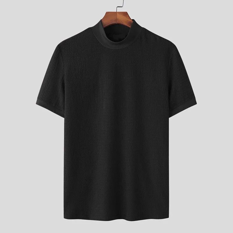 2024 Slim Fit Knitted T-shirt for Men