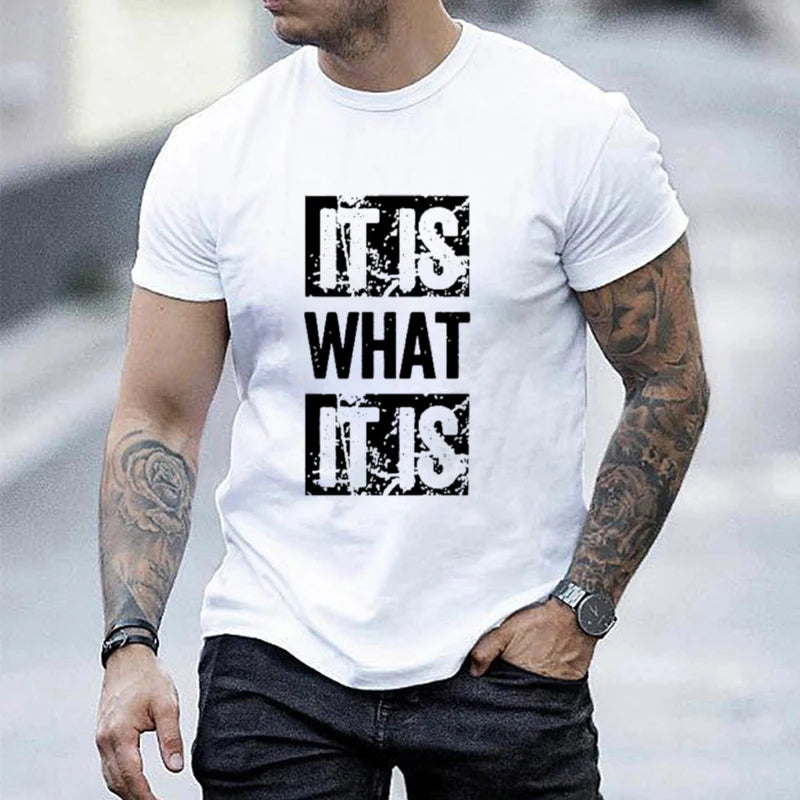 What It Is Print T Shirt