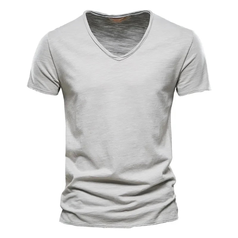 Men T-shirt V-neck