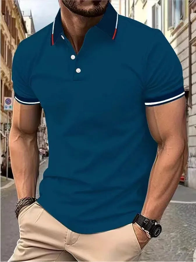 Men's New Top Polo T-shirt Summer