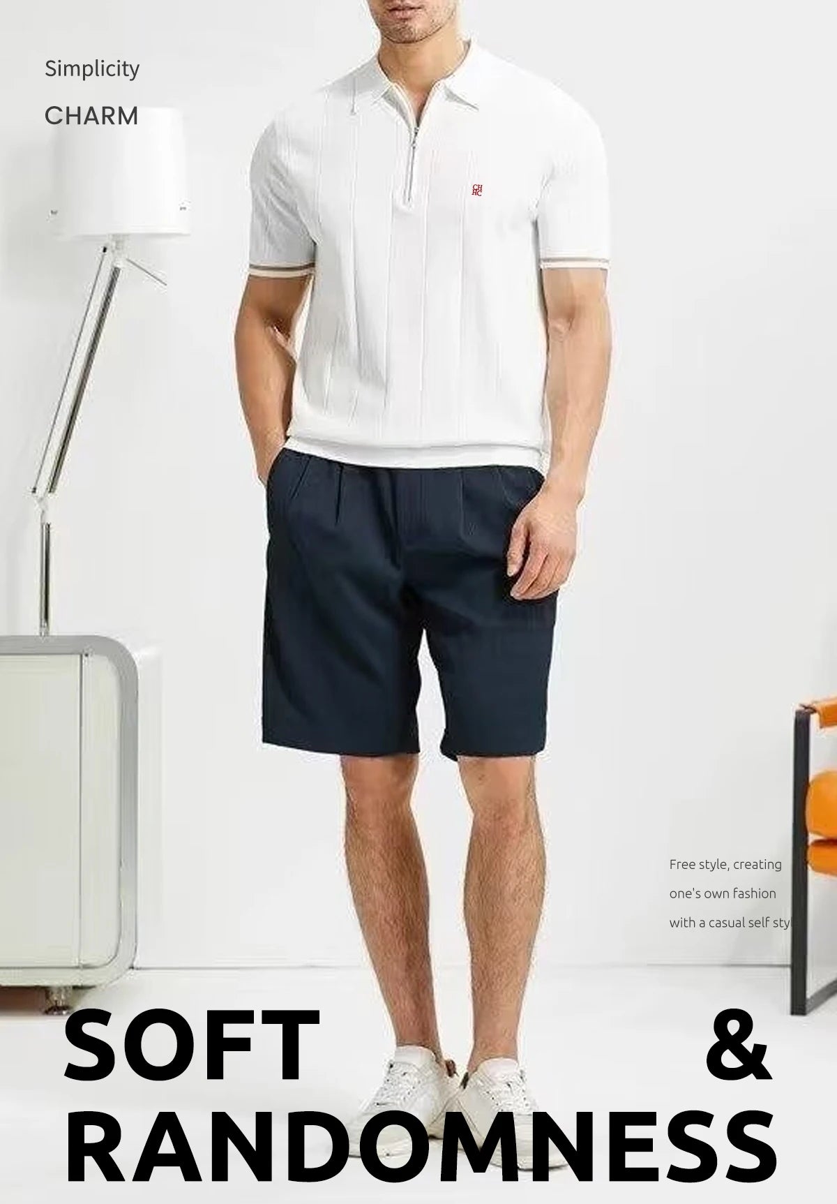 Men's T Shirt Short Sleved Polo