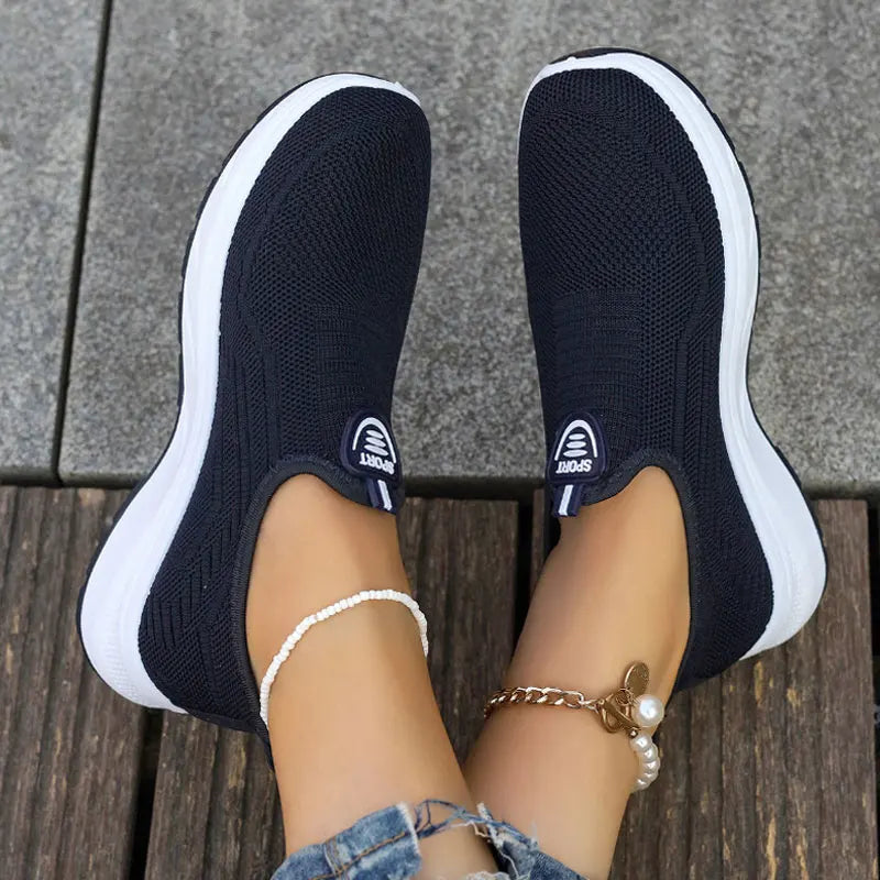 Women Shoes Breathable Flats Elastic