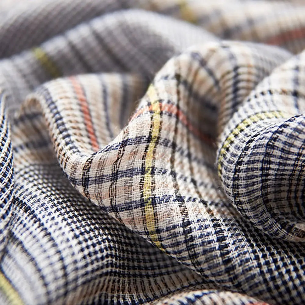 Fashion Men Scarf Striped Cotton