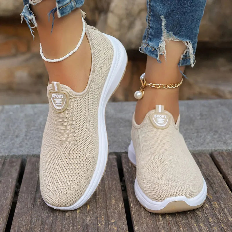 Women Shoes Breathable Flats Elastic