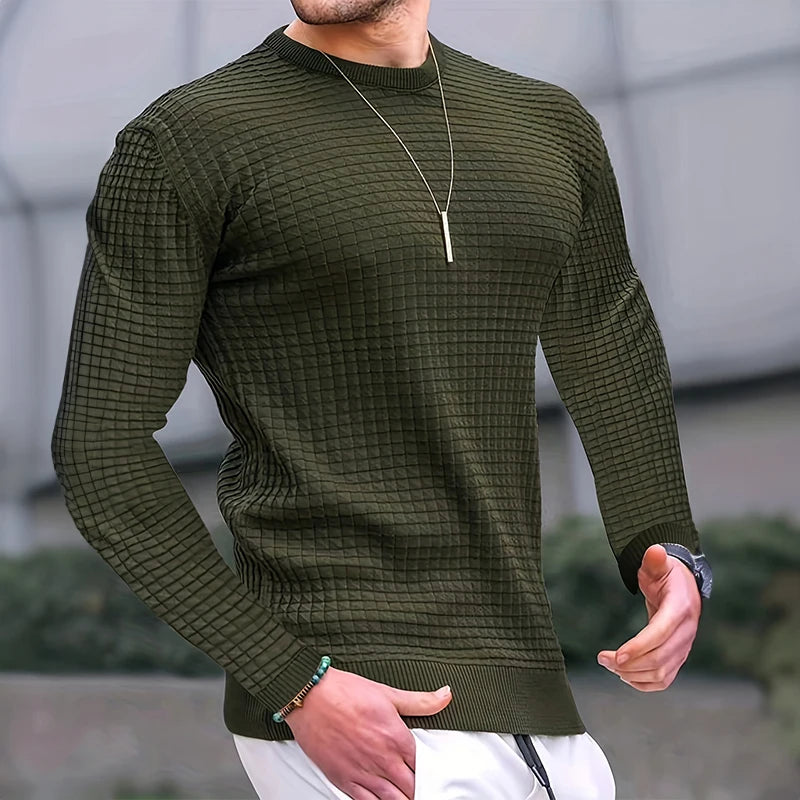 New Men's T-shirt Round Neck Casual