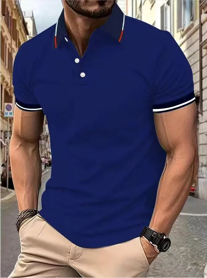 Men's New Top Polo T-shirt Summer