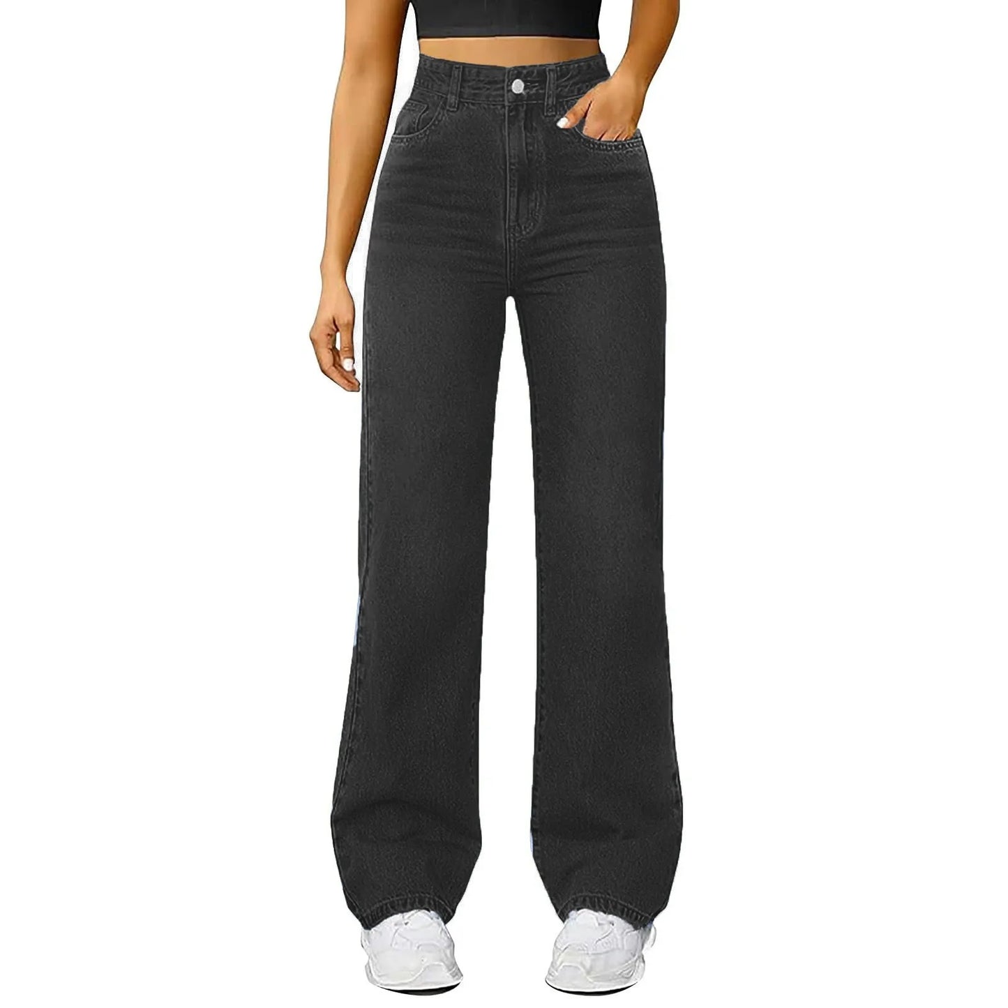 Jeans Women High Waist Washed Women's