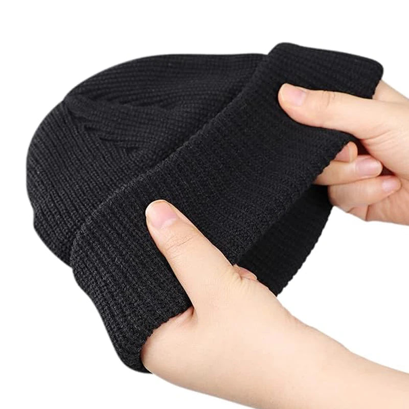 Men's Knitted Flip-top Hat