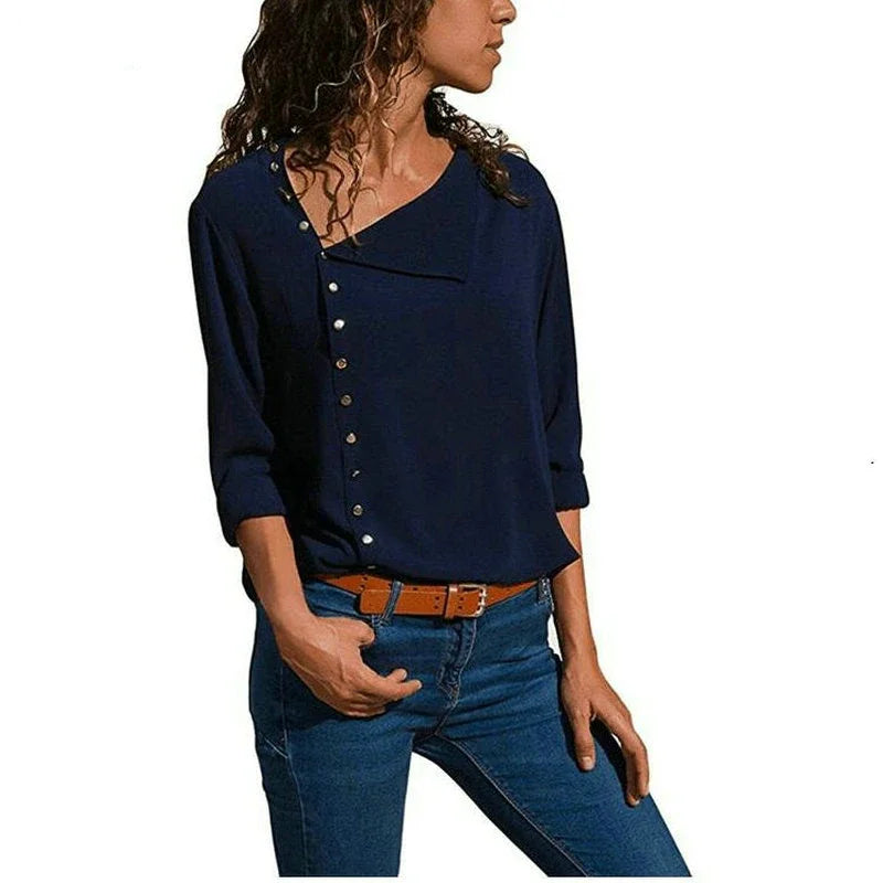 Women Blouse Shirt Autumn Office