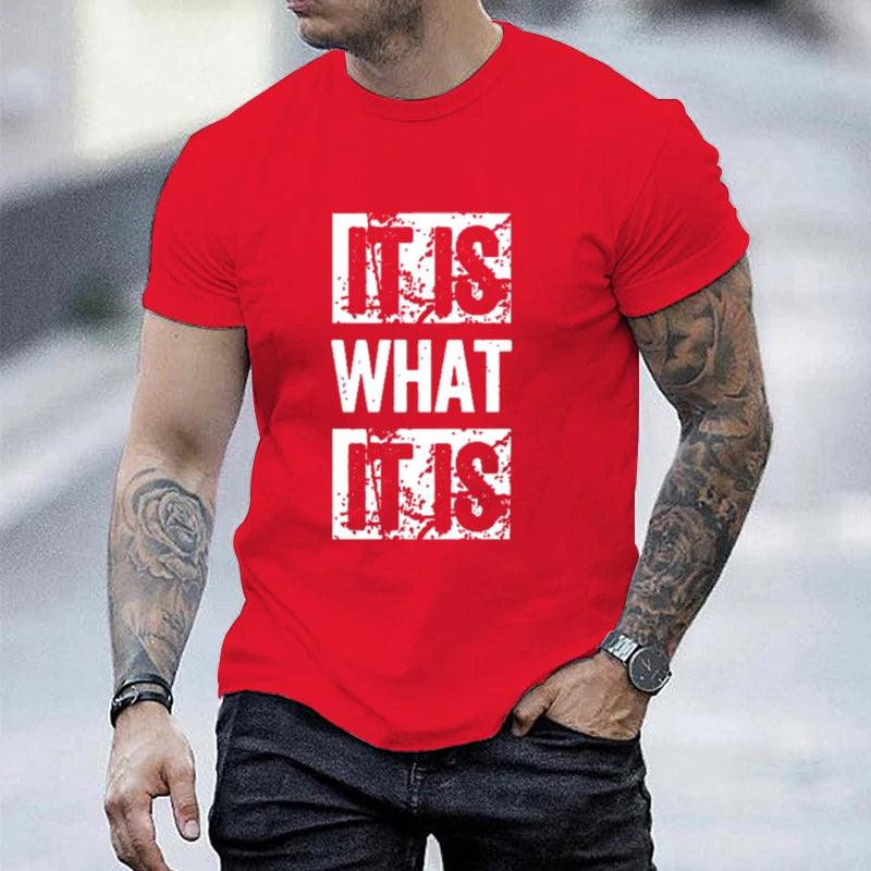 What It Is Print T Shirt
