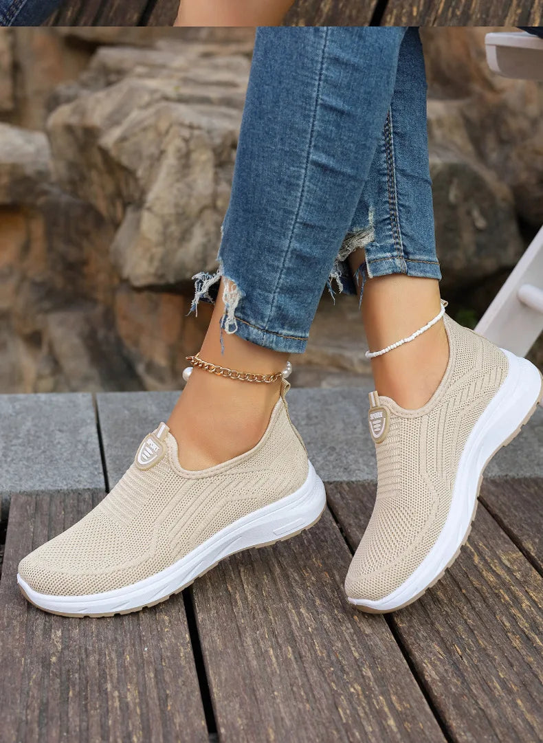 Women Shoes Breathable Flats Elastic