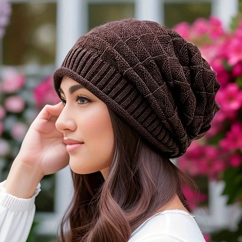 Women's Beanie Hat Fashionable Chunky