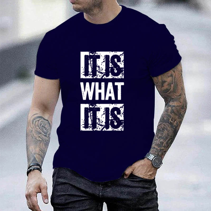 What It Is Print T Shirt