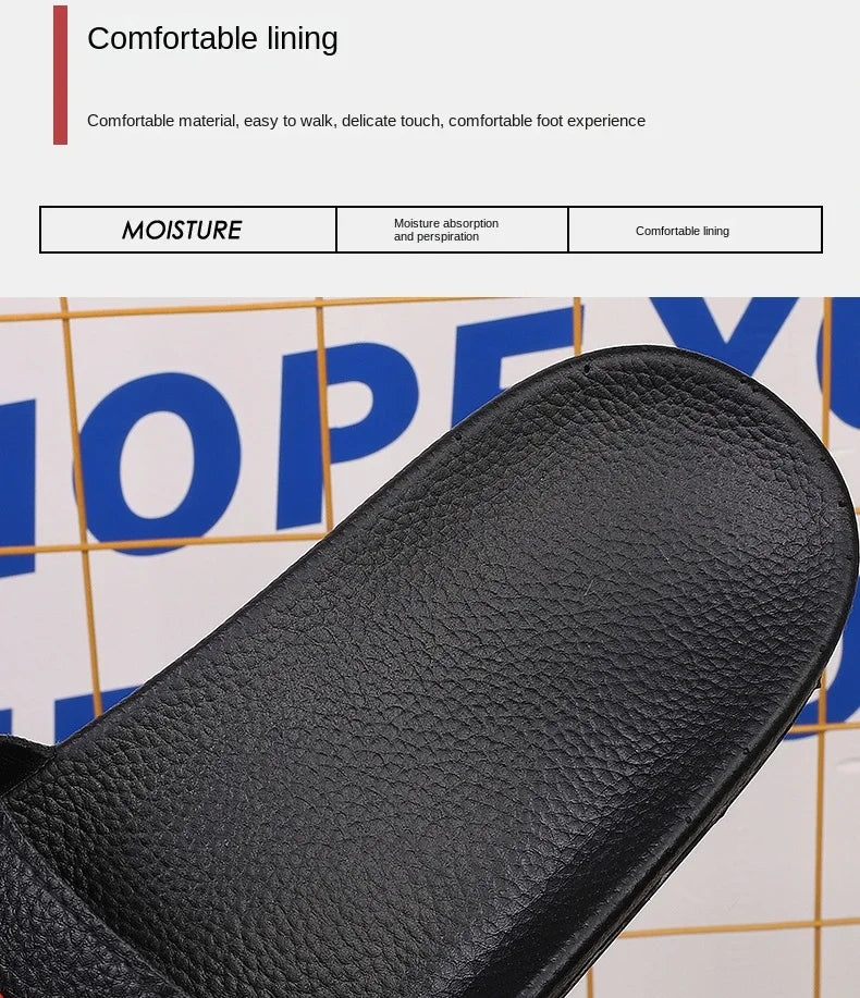 Fashion Brand Slippers for Men Ultra Soft Slides