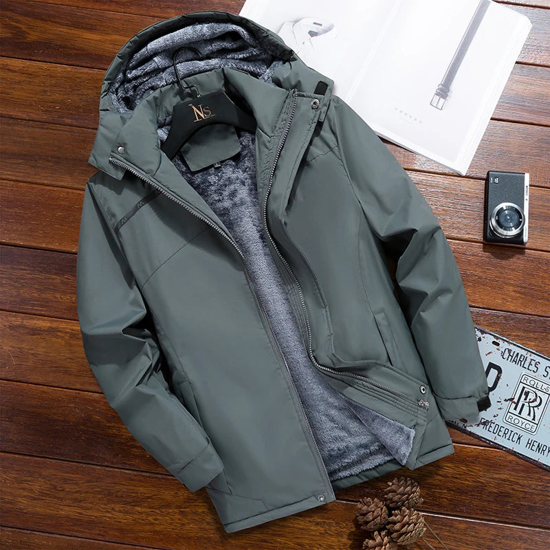 Men's Jacket Winter Thickened