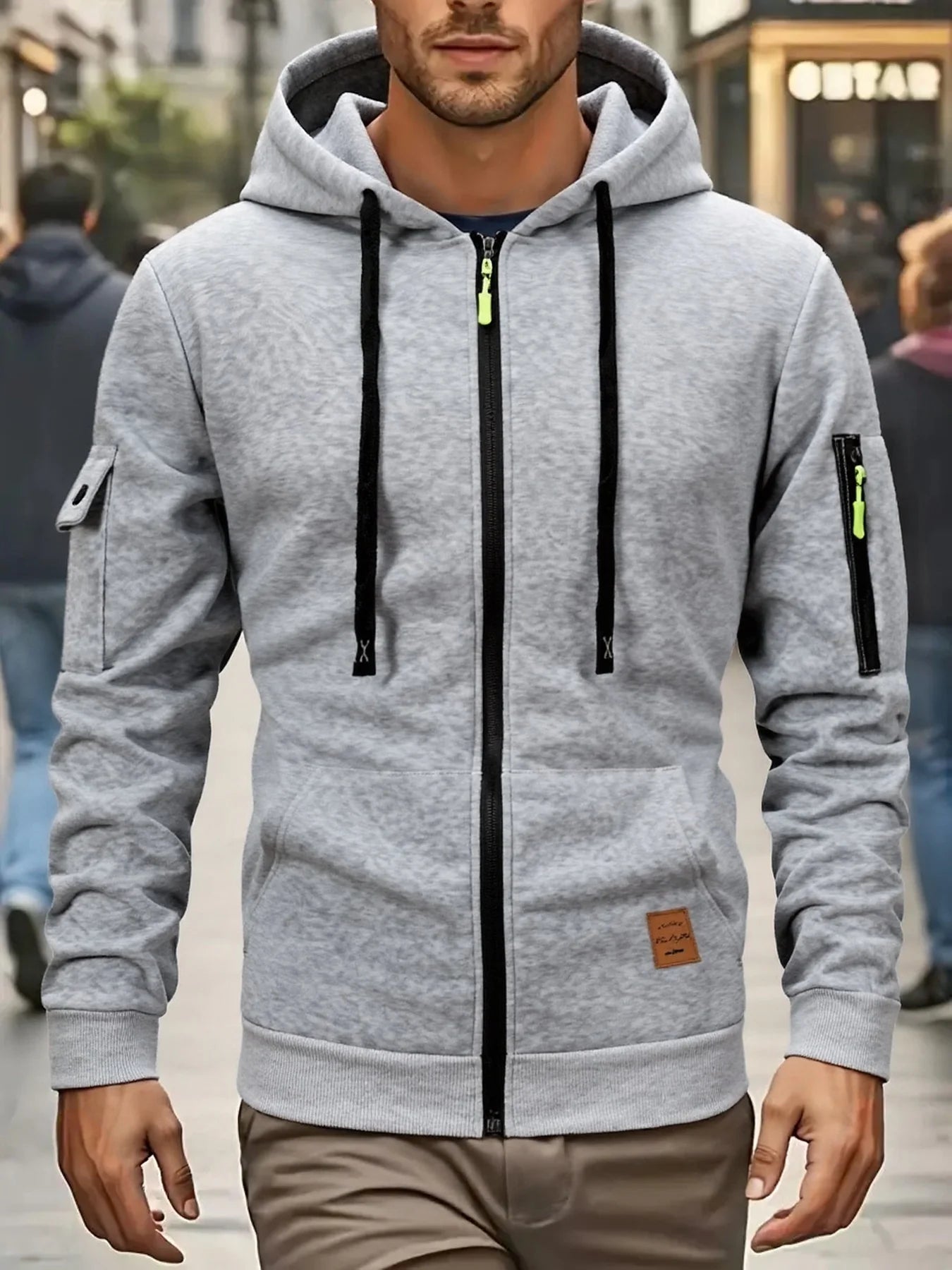 Men's Casual Hooded Jacket