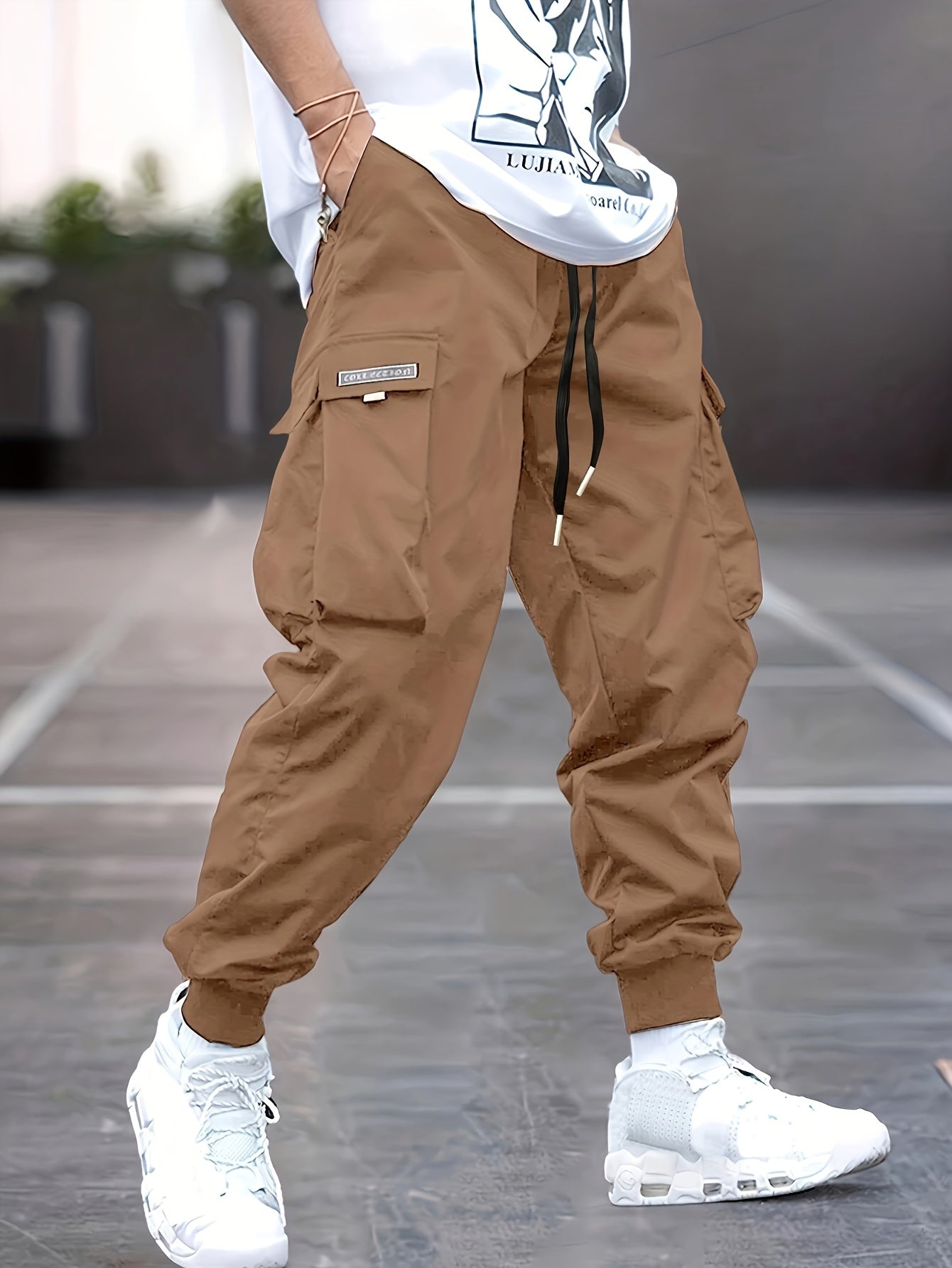 Trendy Men Casual Cargo Pants