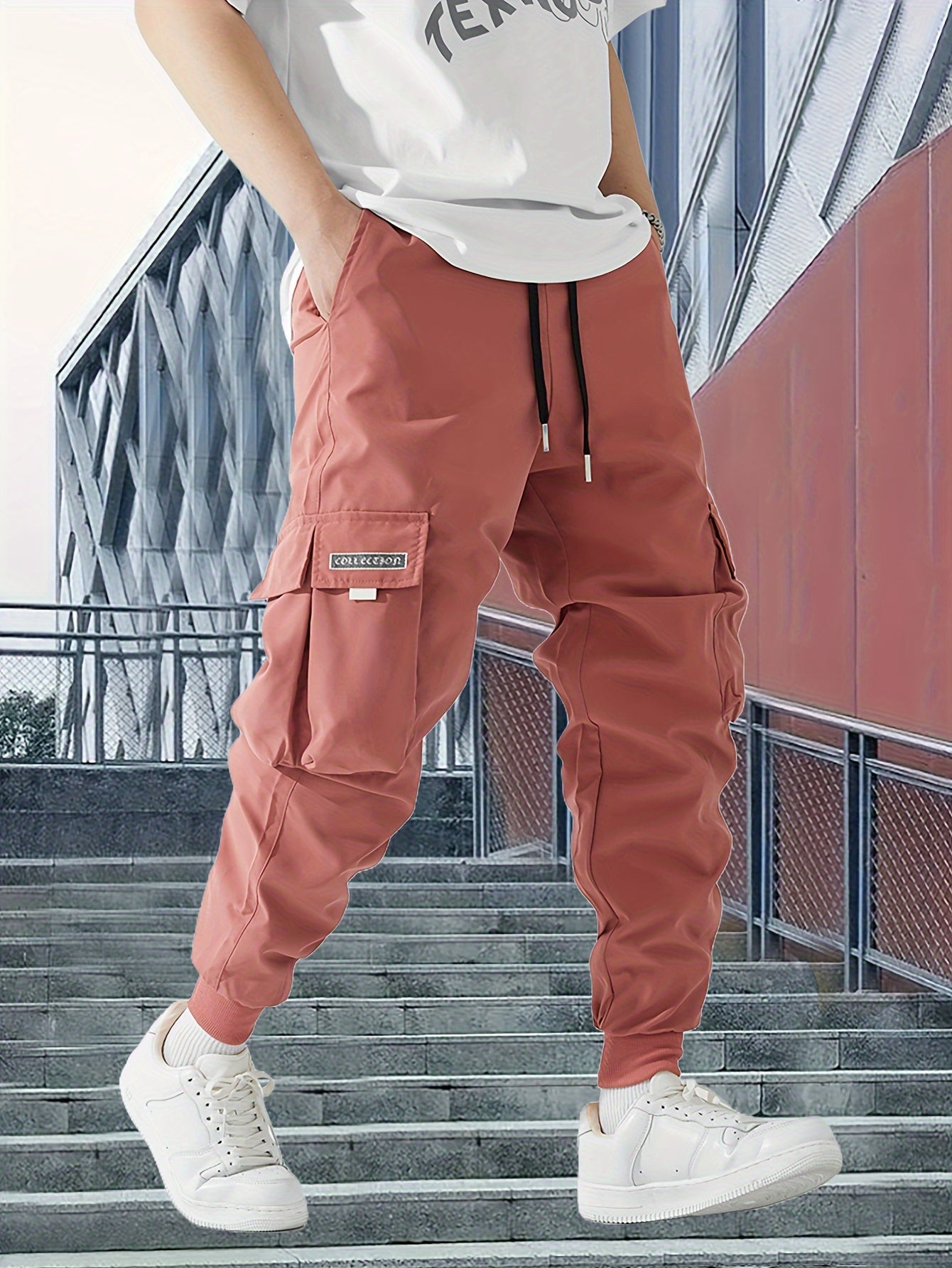 Trendy Men Casual Cargo Pants