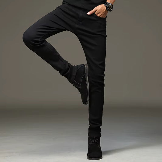 2025 New Spring Arrival Jeans High Quality Casual Slim Elastic Jeans Men ,Skinny Jeans Men ,Men'S Pencil Pants ,Size 27-36