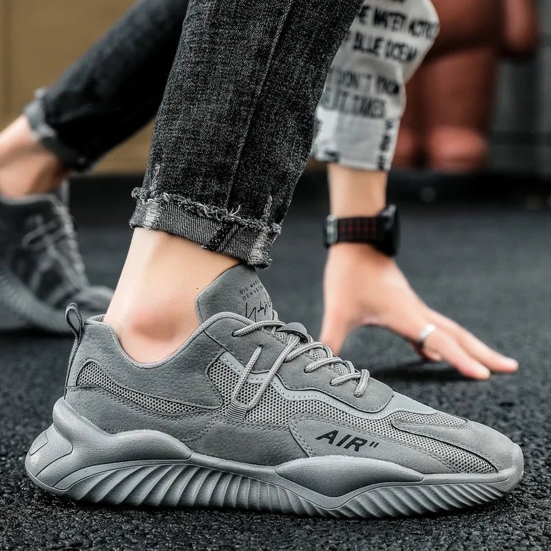 Men'S Fashion Casual Sports Shoes Outdoor Mesh Breathable Air Cushion Runing Sneakers Men Tennis Shoes Jopping Summer Zapatillas