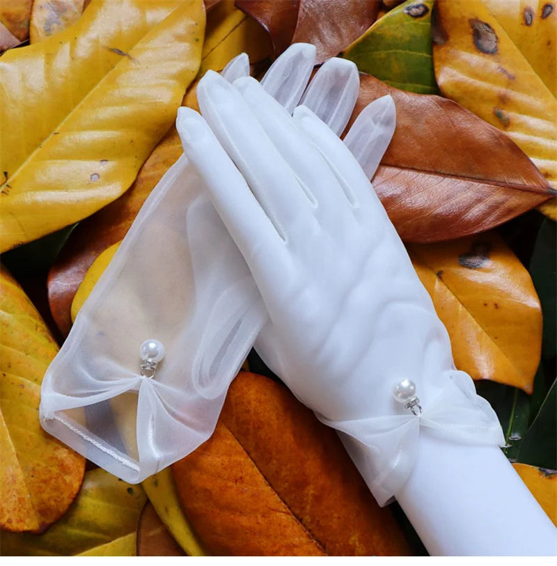 Bridal Gloves Wedding Gloves White