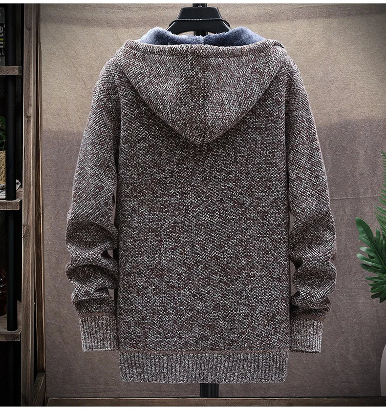 Autumn Winter Men Sweaters Hooded