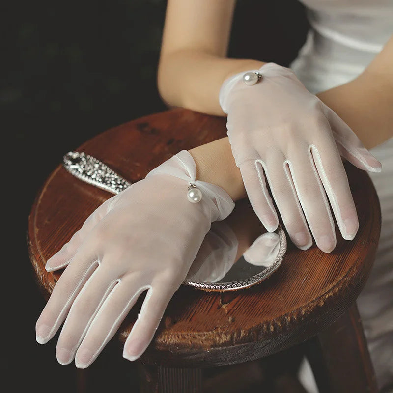 Bridal Gloves Wedding Gloves White