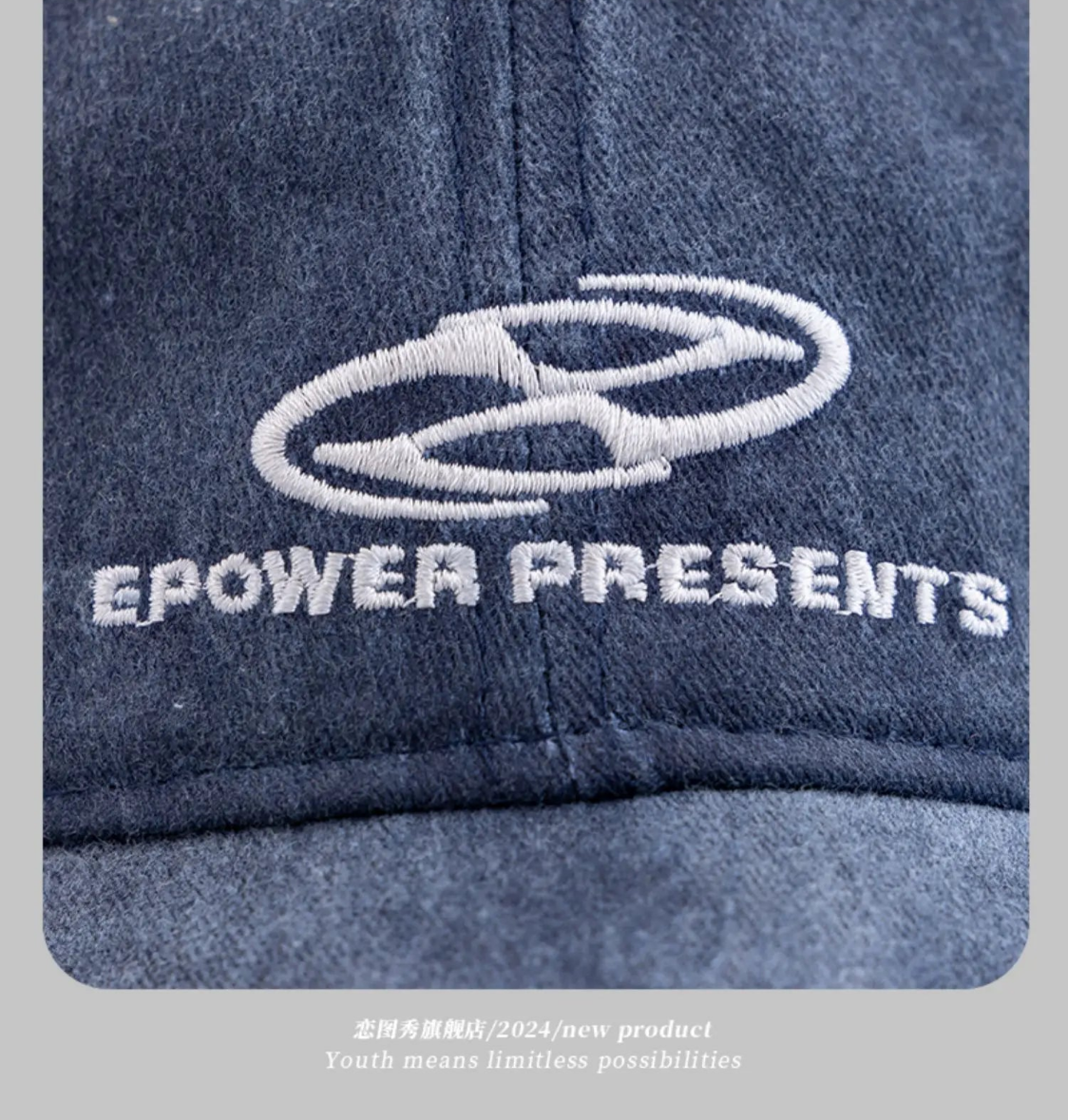 Hat Men's Washed Denim Baseball Cap